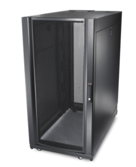 NEW APC NetShelter SX, Server Rack Enclosure, 24U, Shock Packaging, 1250 lbs, Black, 1200H x 600W x 1070D mm (AR3104SP1)